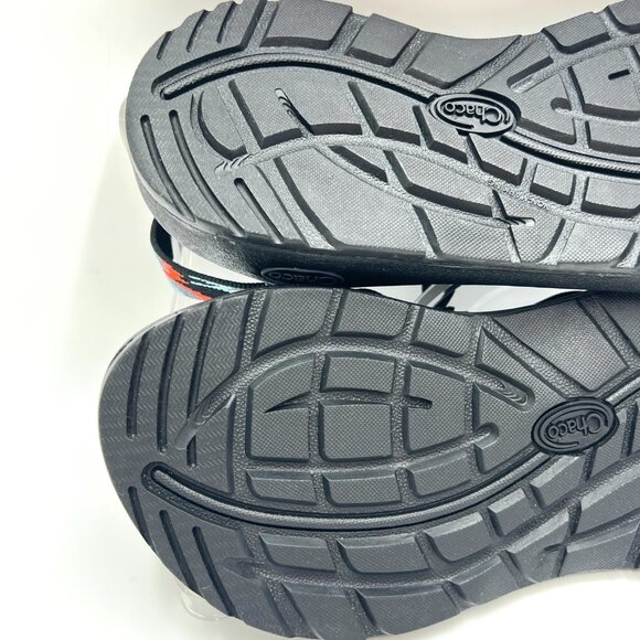 6W 6 WIDE WIDTH Chaco ZX/2 Classic Black Blue Orange Sandals Shoes - Picture 10 of 12